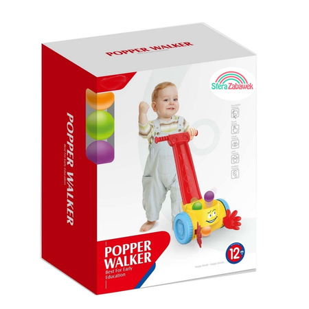 PCHACZ DLA DZIECI ZBIERACZ PIŁEK KULEK CHODZIK DŹWIĘK EFEKTY DŹWIĘKOWE