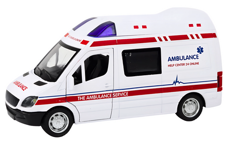 Emergency Rescue Base Station Ambulance Garage Walkie Talkie Sound Toy Gift