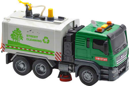 Zamiatarka śmieciarka ulic uliczna napęd frykcyjny led dżwięk gumowe kołą