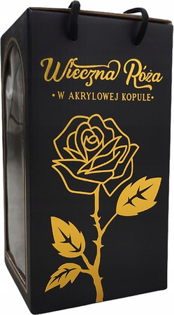 Wieczna czerwona róża błysząca w szkle świecąca led prezent walentynki prezent kobiety róże kwiat walentynki dzień kobiet