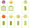 Slicer vegetable and fruit slicer multifunctional grater 