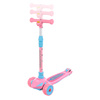 Hulajnoga dla dzieci trójkołowa składana balansowa świecąca LED trzykołowa