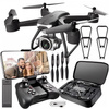 Drone WISE-X mini 4DRC V14 2x CAMERA 4K WiFi FPV BRUSHLESS MOTORS 1x BATTERY 20min BAG Range 200m