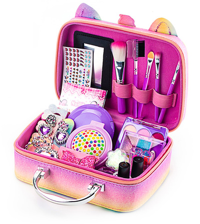 Kuferek kosmetyków Makeup zestaw do malowania makijaż cienie domowe spa