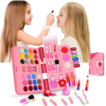Kuferek makeup makijaż dla dziewczynki kosmetyki do makijażu i paznokci