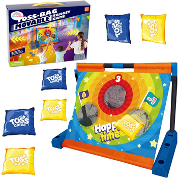 Gra rzucanie woreczkami zręcznościowa dla dzieci Rzutki Do Celu Tarcza 3w1