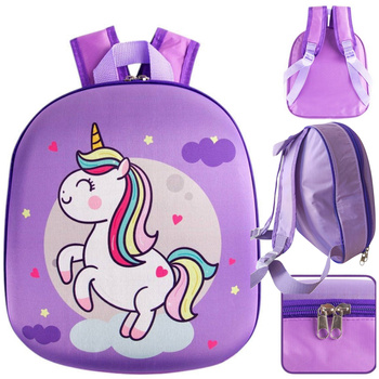 Plecak dziecięcy dla przedszkolaka podróżny do przedszkola jednorożec unicorn